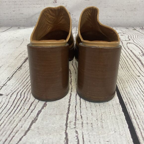 SIMON MILLER Shoes Womens 41EU 11US Low Raid Textured Leather Platform Mules - Picture 5 of 10